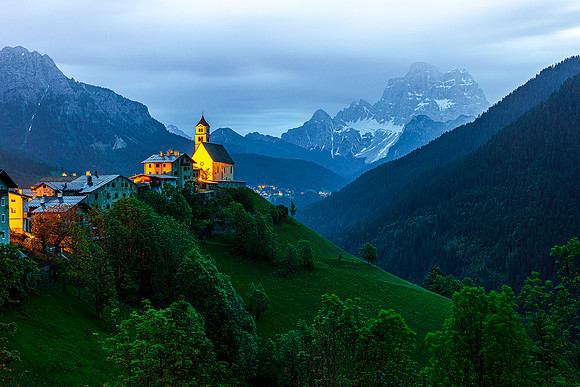 Colle Santa Lucia Church  Veneto, Italy