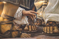 Mural of Encounter Chapel, Magdala, Israel